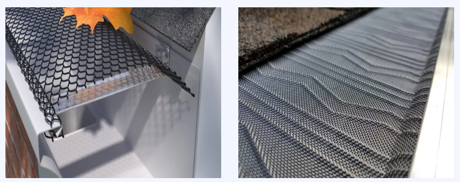 punched aluminum gutter guard