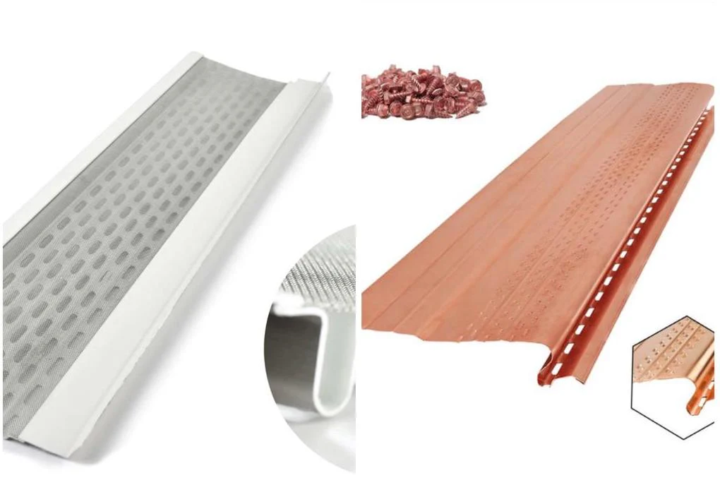 can you put aluminum gutter guards on copper gutters