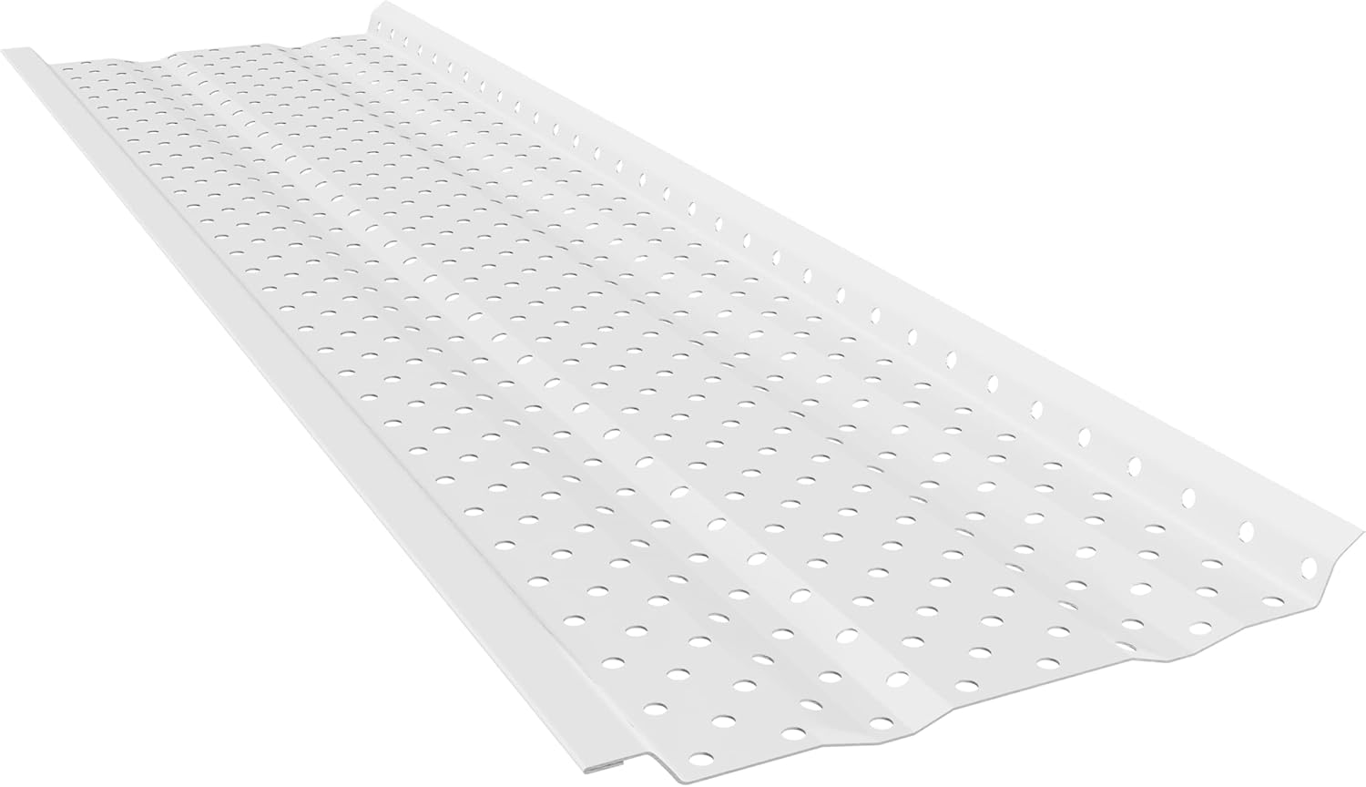 clean mesh white aluminum gutter guard 25-per carton