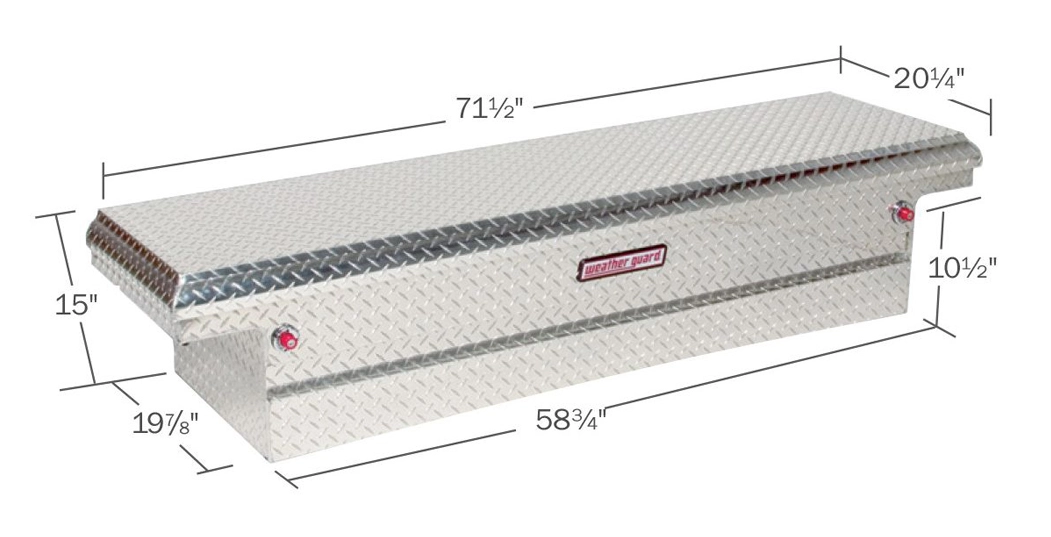 121501 cassetta per sella a basso profilo in alluminio