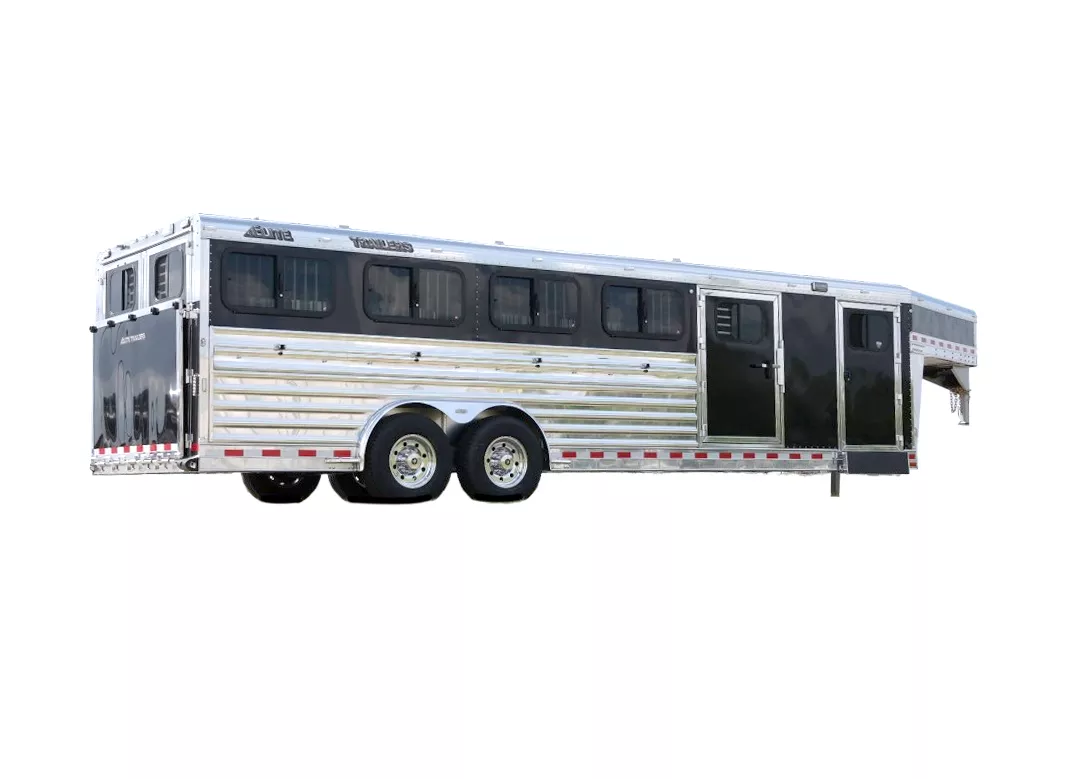 used aluminum low profile livestock trailers