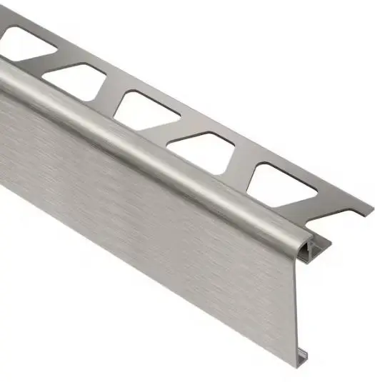 perfil de rebordo para azulejos em alumínio anodizado dl625