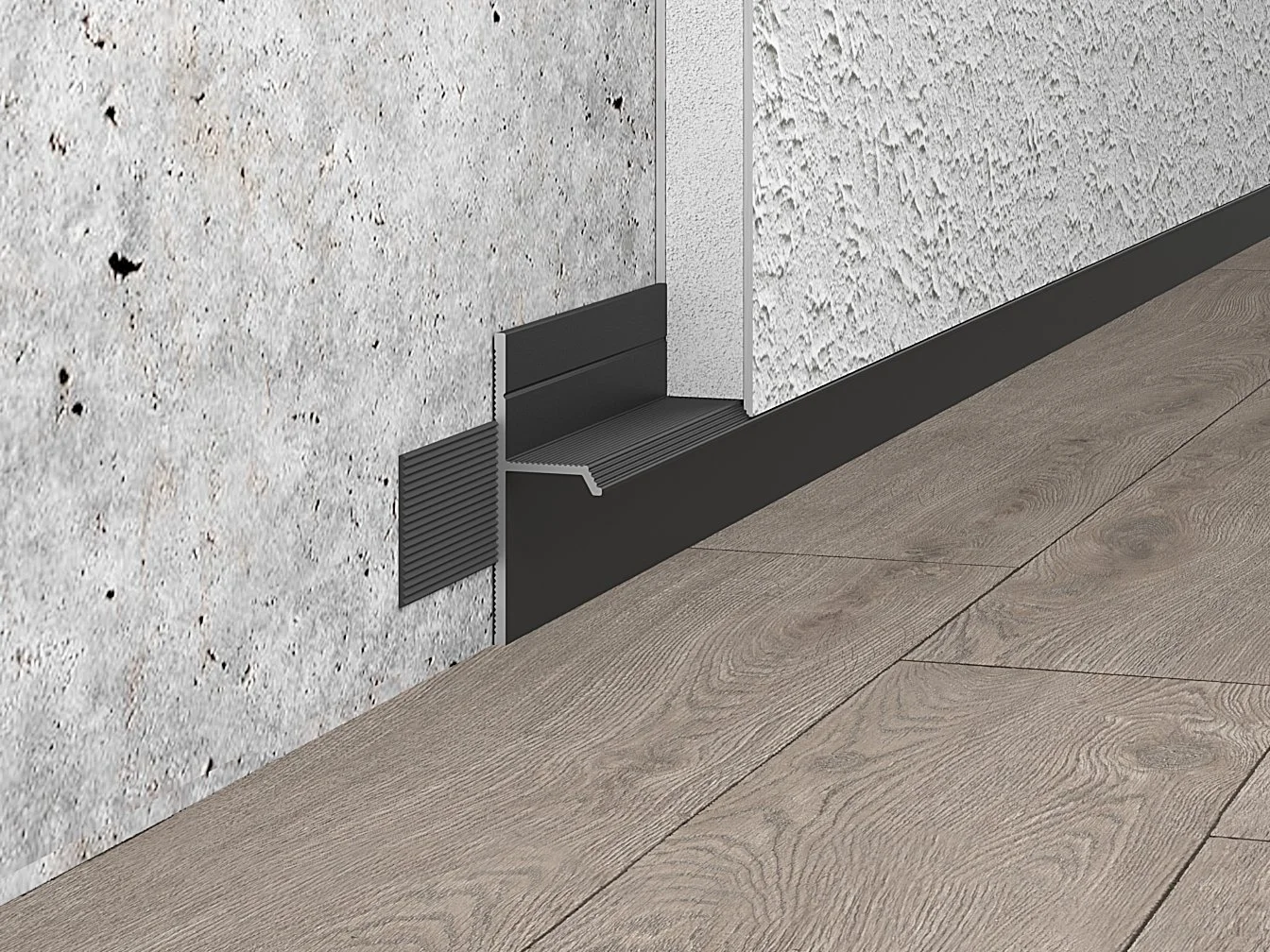 perfil de alumínio de fenda de sombra