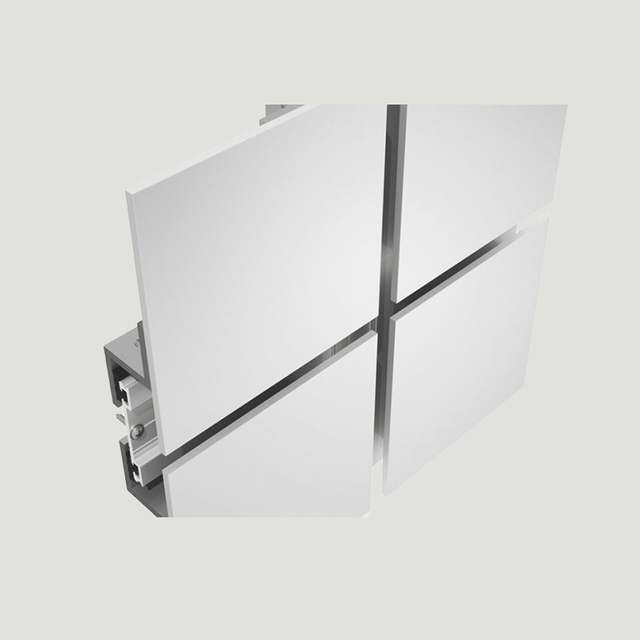 Muro de cortina de alumínio