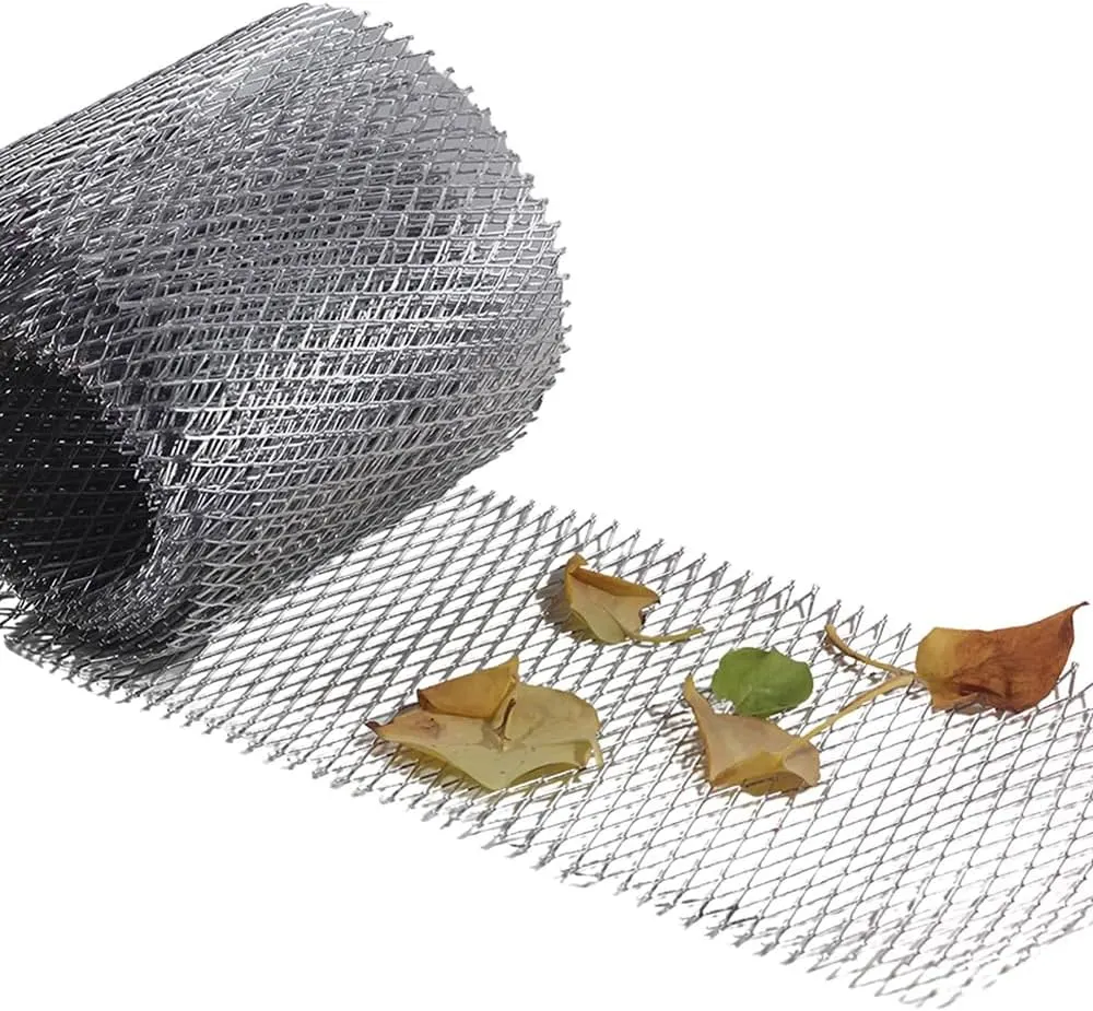 gutter guard 6-inch x 20 ft aluminum