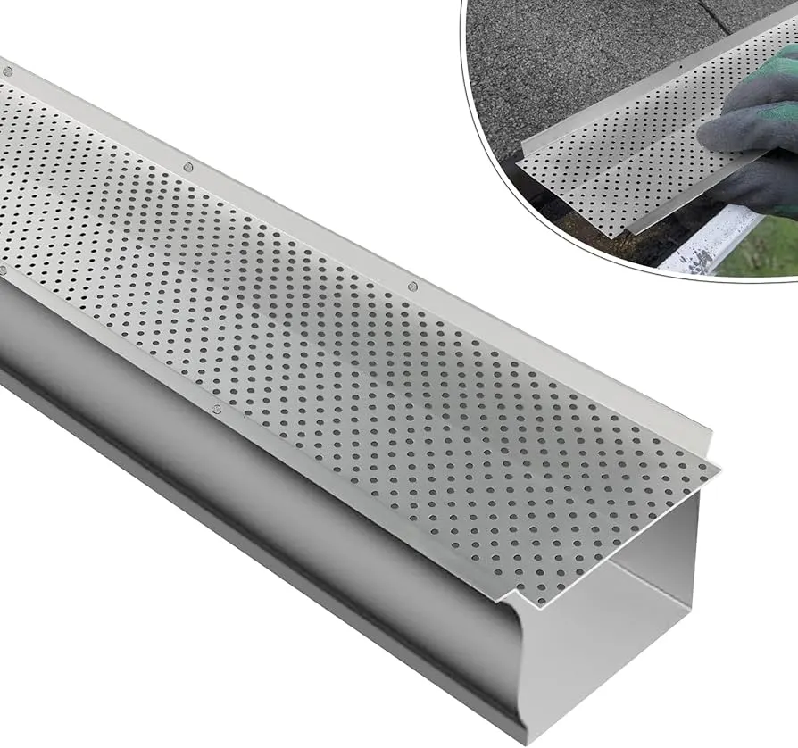 cutting aluminum gutter guard